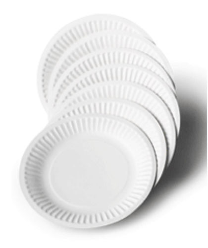 10x Paper Plates • Pies & Slapstick • MessySupplies