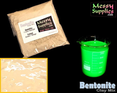 1 Litre 'Sample' Bentonite Clay • 1 Litres • MessySupplies