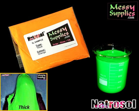 1 Litre 'Sample' Thick Natrosol™ Gunge • 1 Litres • MessySupplies