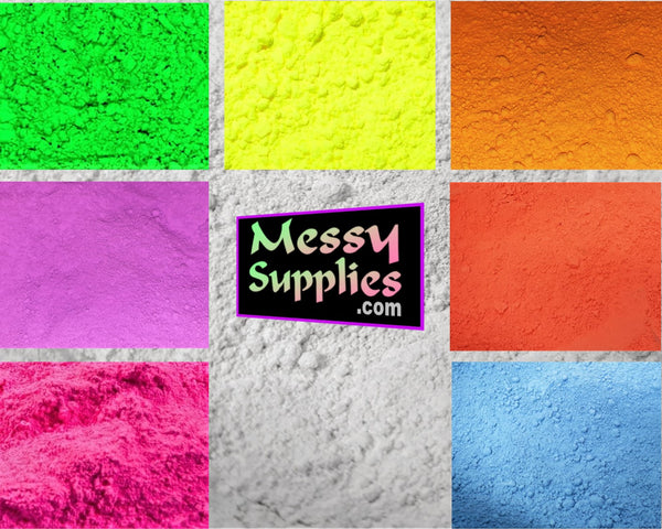 VEC: Powder Colouring - Fluorescent • Vivid Enhancement Colouring • MessySupplies